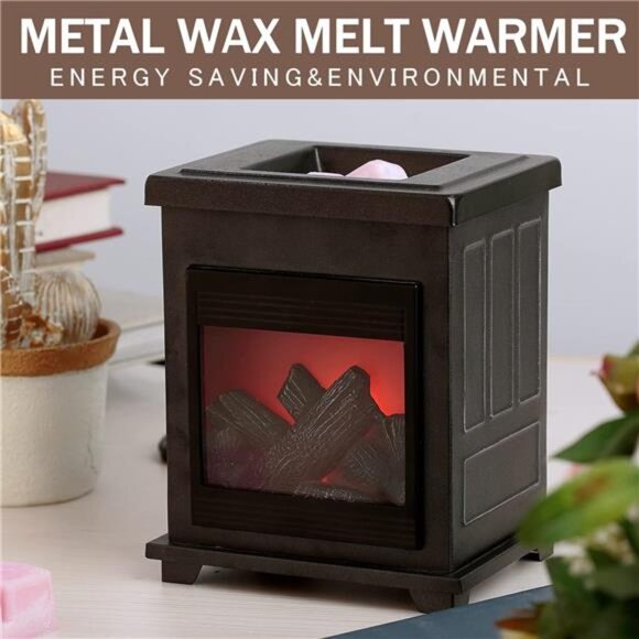 Fireplace Wax Warmer,Electric Wax Melt,Candle Wax Warmer Scented Wax Melts - Picture 6 of 7